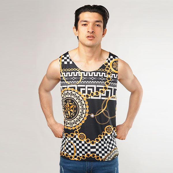 Gold shop tank top