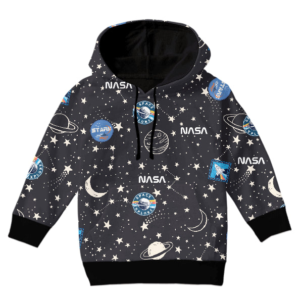 Nasa Pattern KIDS HOODIE TheWarehouse