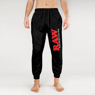 Raw Black Jogger Pant