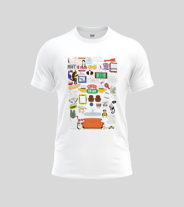 FRIENDS Collage graphics Tshirt