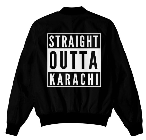 Straight Outta Karachi Zipper Jacket