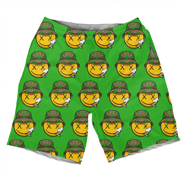 Raw Orange Smiles Shorts