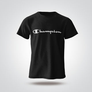 Champion Black GRAPHIC T-SHIRT