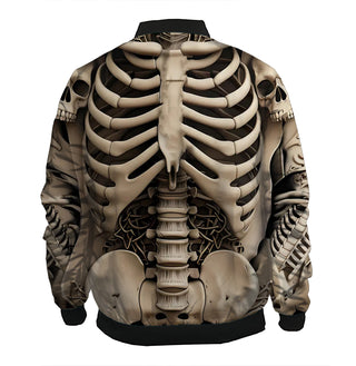 Temu Skull Bomber Jacket