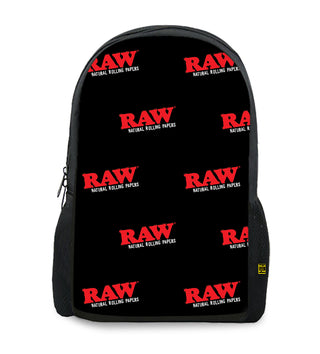 Raw Pattern Backpack