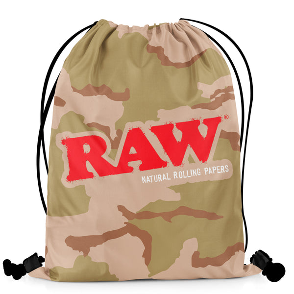 Raw Camouflage DRAWSTRING BAG