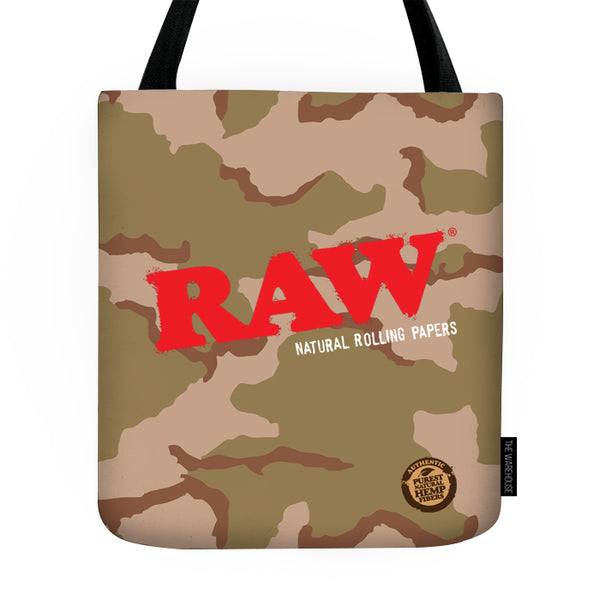 Raw Camouflage Tote Bag