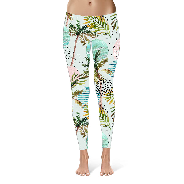 Tropical Design LEGGINGS | TheWarehouse